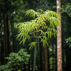 Bamboo in the Downpour