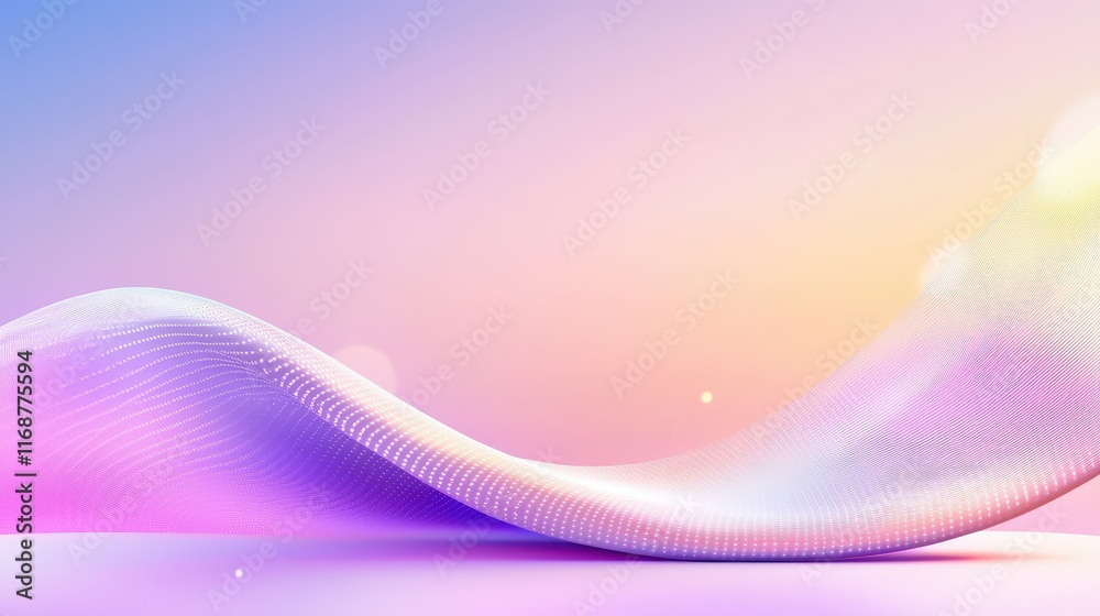 Poster a soft gradient transitioning from pastel lavender to a deeper violet hue, without any texture or pa