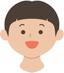 Obraz premium 웃는 어린이 얼굴