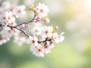 Obraz premium Beautiful japan sakuracherry blossoms flower in spring season