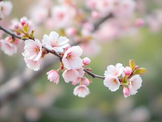 Fototapeta premium Beautiful japan sakuracherry blossoms flower in spring season