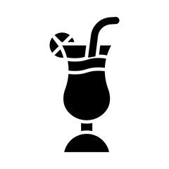 Tropical Drink glyph icon