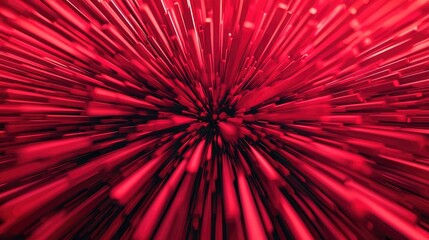 Obraz premium Burst abstract background concept. Vibrant red abstract background with dynamic movement and energy effects.