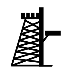 Siege Tower glyph icon
