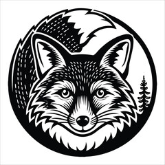 Fox Head Logo EPS