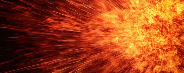 Burst abstract background concept. A vibrant explosion of fiery colors symbolizing energy and transformation.