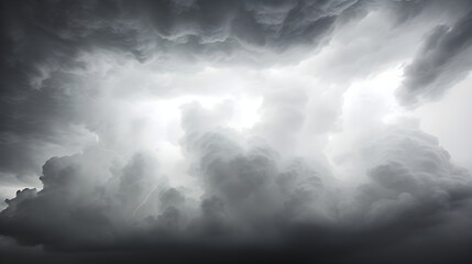 The Enigma of Grey Clouds: An Artistic Representation of the Tranquil yet Gritty Heavens