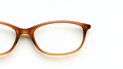 Stylish Brown Eyeglass Frames Modern Spectacles Clear Lenses Optical Fashion