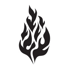 Fire symbols are the raw material for various illustrations