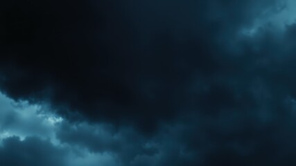 Fototapeta premium Dark and Ominous Storm Cloudscape A Dramatic Atmospheric Background