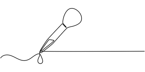 Dropper and bottle with serum or oil, line. Cosmetic product in vial with pipette. Outline simple vector, continuous one line drawing, Modern thin line icon Essential oil eye dropper for skincare.