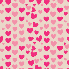 
Romantic scene with pink heart affection on a dreamy blurred background