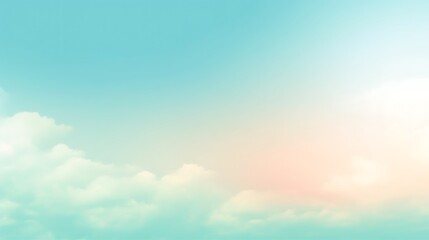 Pastel Sky Cloudscape Soft Hues Peaceful Atmosphere