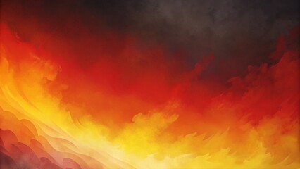 Create a minimalist background using fiery tones like bright red, orange, and yellow, with hints of dark gray or black. Add a subtle noise effect to mimic the intensity and movement of flames.