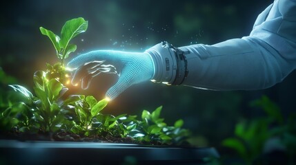 Futuristic Smart Farming with Digital Agro Technology. Generative AI
