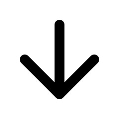 Arrow down design element