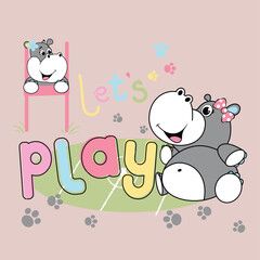 Cute playful animals enjoying fun activities together in the zoo with friends
