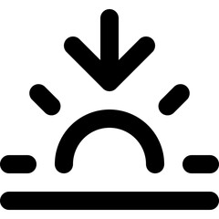 Sunset design element