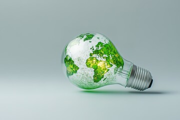 The combination of electric light and globe