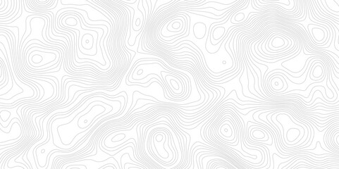 Abstract black and white topographic contours lines of mountains. Topography map art curve drawing. vector illustration Topography map art curve drawing.

