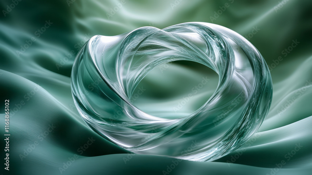 Poster a conceptual magnetic field wheel spinning in an endless loop,