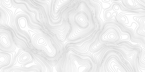 Abstract black and white topographic contours lines of mountains. Topography map art curve drawing. vector illustration Topography map art curve drawing.

