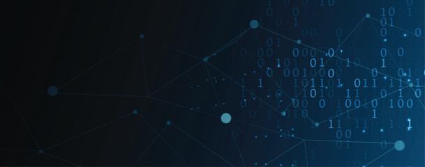 Technology abstract futuristic background for internet business. Big data concept.