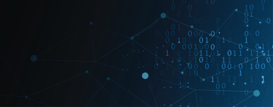Technology abstract futuristic background for internet business. Big data concept.