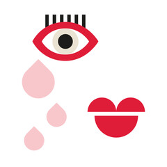 Decorative Heart Illustration in modern style