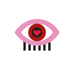 Decorative Heart Illustration in modern style