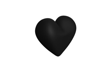 heart of black and white