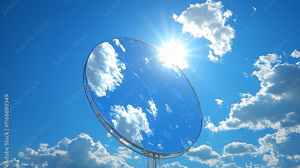 Poster conservation energy solar power integration innovative solar tracking systems in action stock photo 