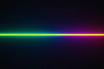 Obraz premium a close up of a rainbow colored light on a black background