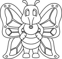 Butterfly Mosquito Animal Vector Graphic Art Illustration