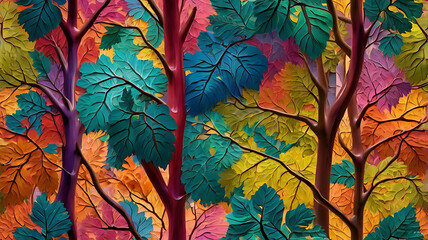 The colorful tree