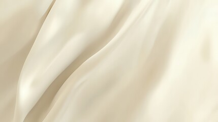 Naklejka premium Creamy Beige Fabric Draped Softly Elegant Texture