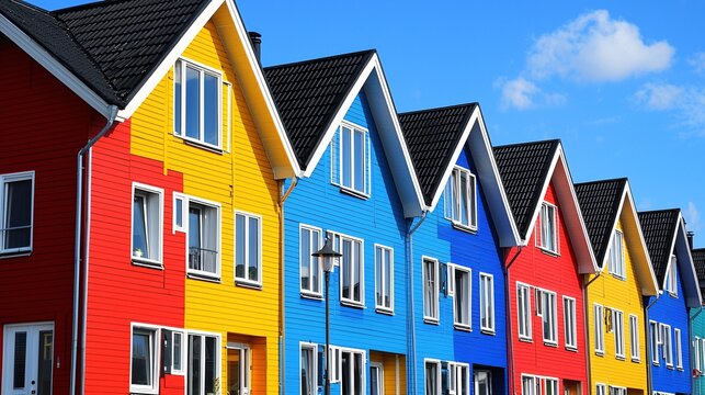 Conservative Sustainability Minimalist Design Efficiency compact housing solutions for urban eco-living Stock Photo with side copy space