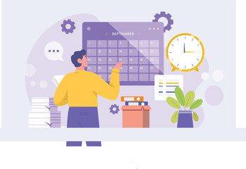 A sleek and motivational design showcasing productivity tools and task planning methods, emphasizing effective time and resource management.