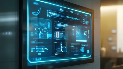 control panel in a factory