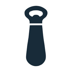 bottle opener tool equipment logo vector illustration template design