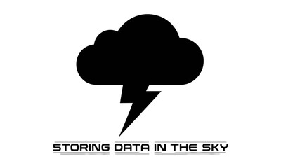 Cloud Computing and Big Data Vector Graphics