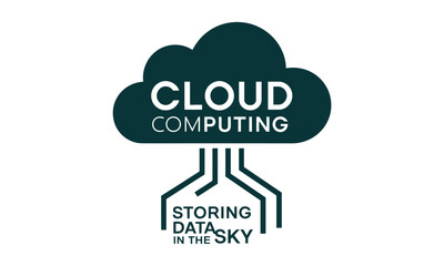 Cloud Computing and Big Data Vector Graphics