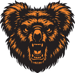 Koala with a Powerful and Menacing Look