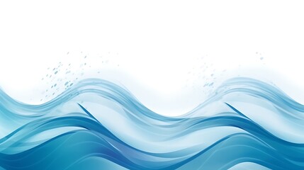 Naklejka premium Abstract Blue Waves Water Design Background