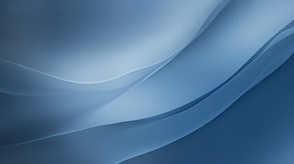 Abstract Blue Waves Smooth Gradient Background
