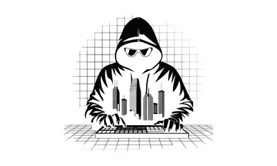 Cybersecurity Technology Graphics with a Futuristic Design