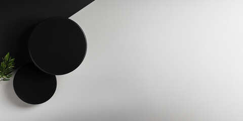 Luxury mockup template with space for text. Sleek professional design in elegant, corporate tones. Fashion branding or high-end business presentation. Banner, cover, invitation. Generative Ai content