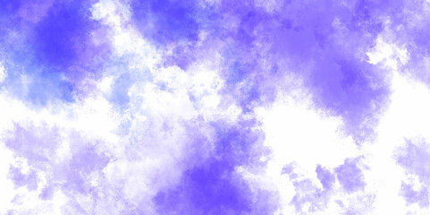 White clouds in a blue sky in a cloudy summer day The summer heaven is colorful clearing day good weather and beautiful nature . Fantasy colorful pastel watercolor background ideas graphic design for 