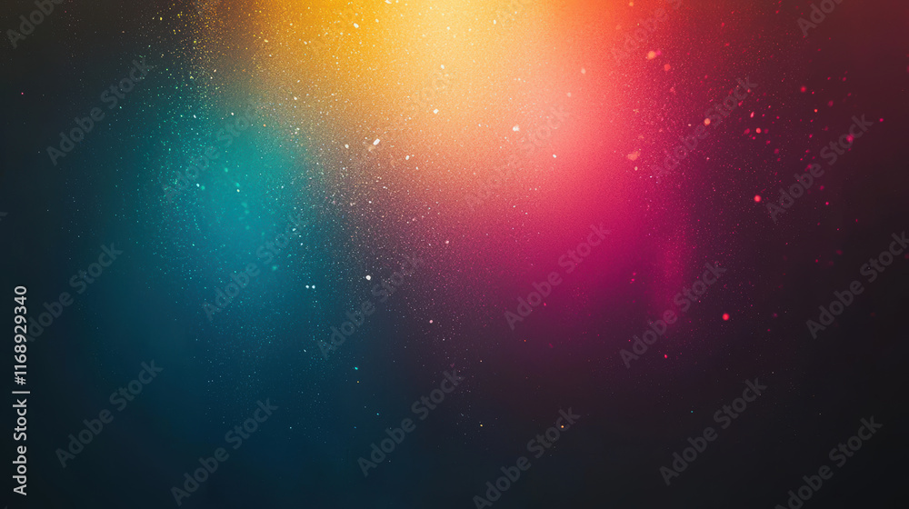 Poster smooth gradient with glowing transitions from deep blue to vibrant red, creating mesmerizing backgro