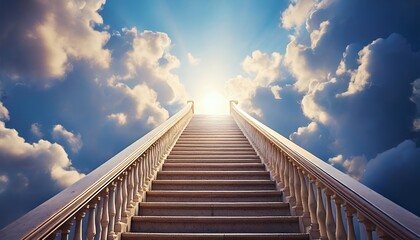 Stairway to heaven, pastel colors